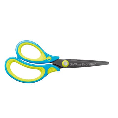 Forbici Griffix 15 cm blu in confezione da 5 pezzi mancini 810265